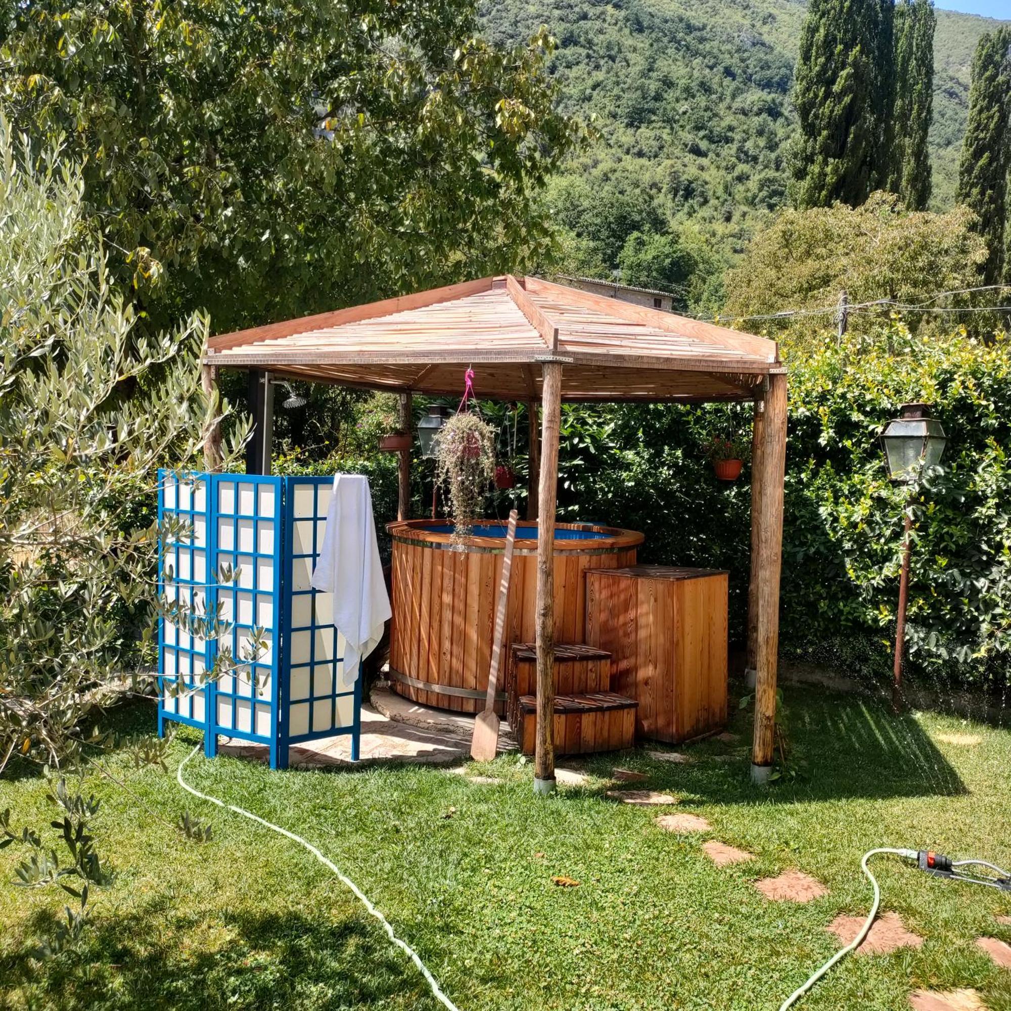 Umbria Valnerina , Il Tartuffo, Near Spoleto Apartment Scheggino Exterior photo